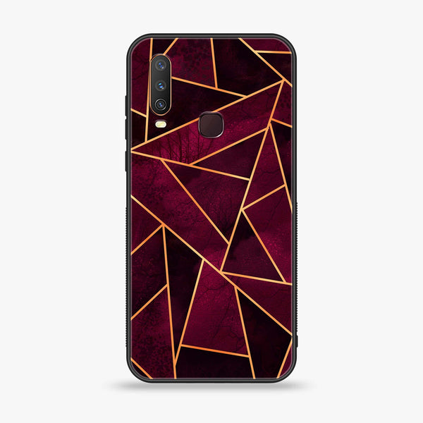 vivo y15/y17/y12 - Geometric Marble Design 4- Premium Metal Printed soft Bumper shock Proof Case CS-31306