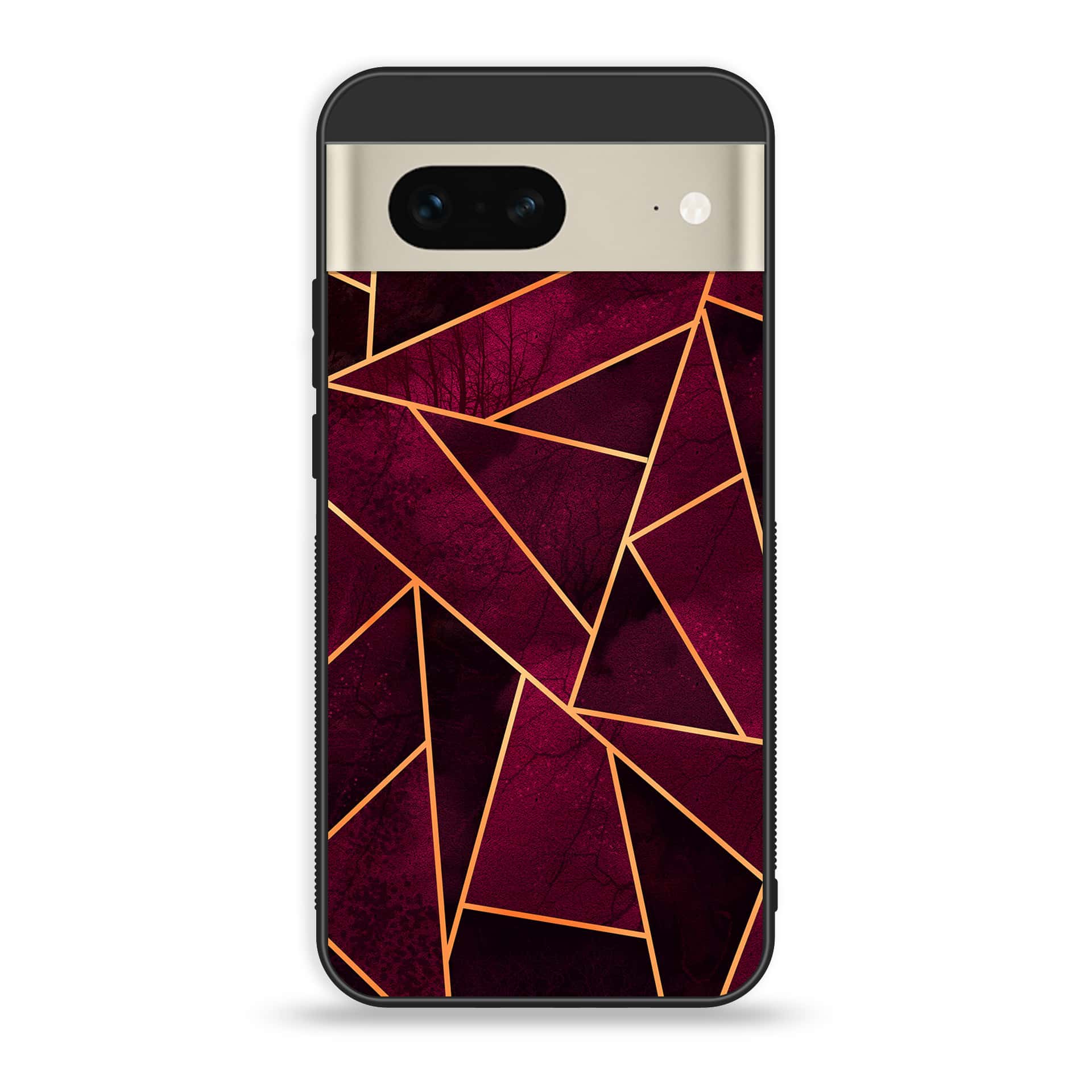 Google Pixel 7a  - Geometric Marble Series - Premium Printed soft Bumper Shock Proof Case