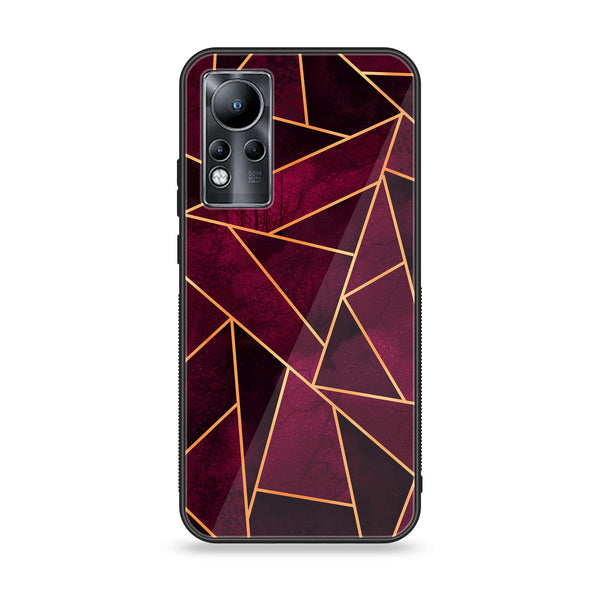 Infinix Note 11 - Geometric Marble Design 4 - Premium Printed Glass soft Bumper shock Proof Case CS-43313