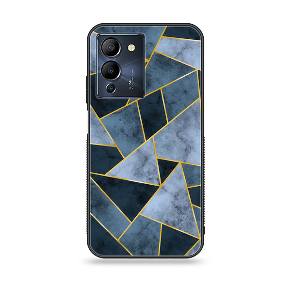 Infinix Note 12 G96 Geometric Marble Design 3 Premium Printed Glass soft Bumper shock Proof Case CS-19615