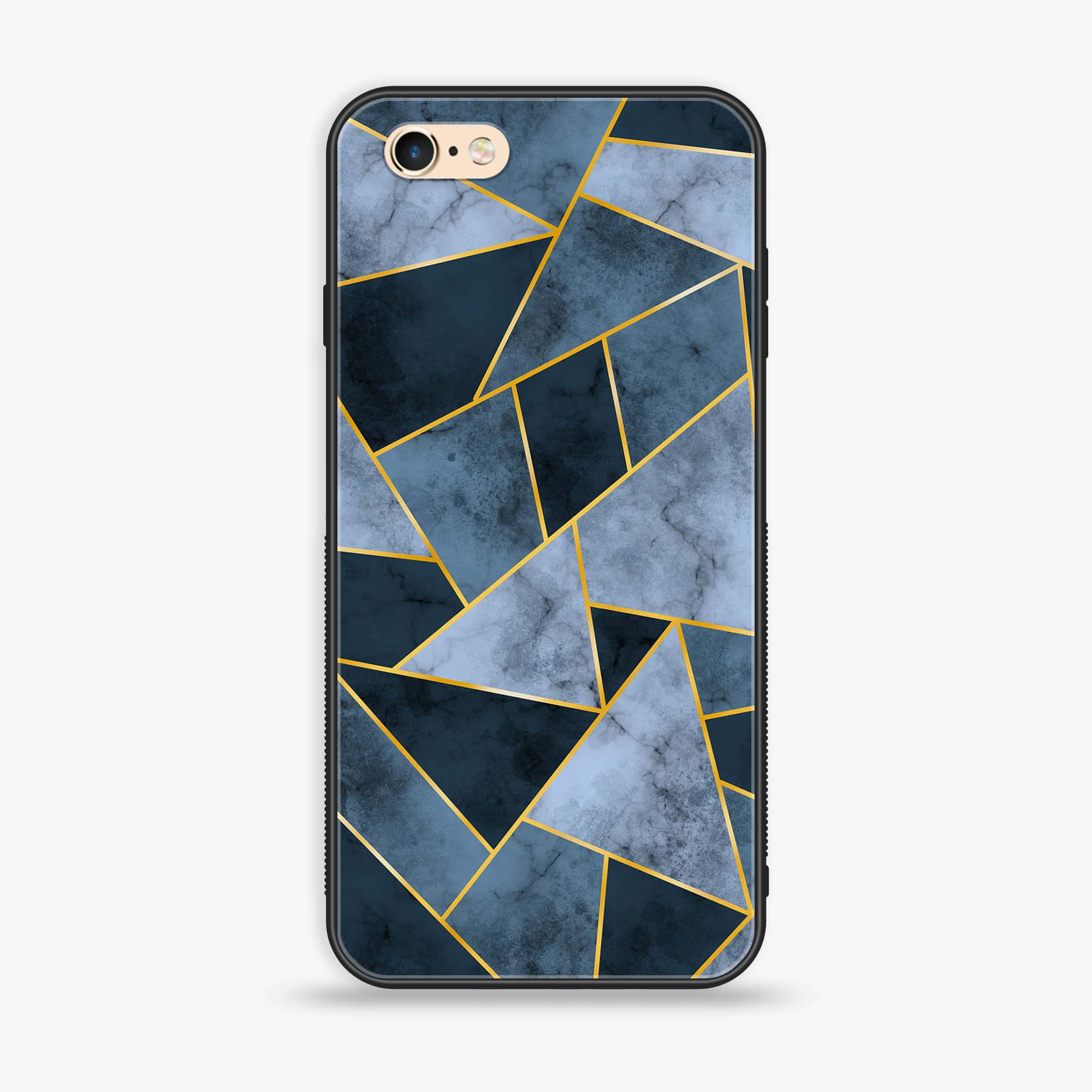 iPhone 6 - Geometric Marble Series - Premium Printed Glass soft Bumper shock Proof Case