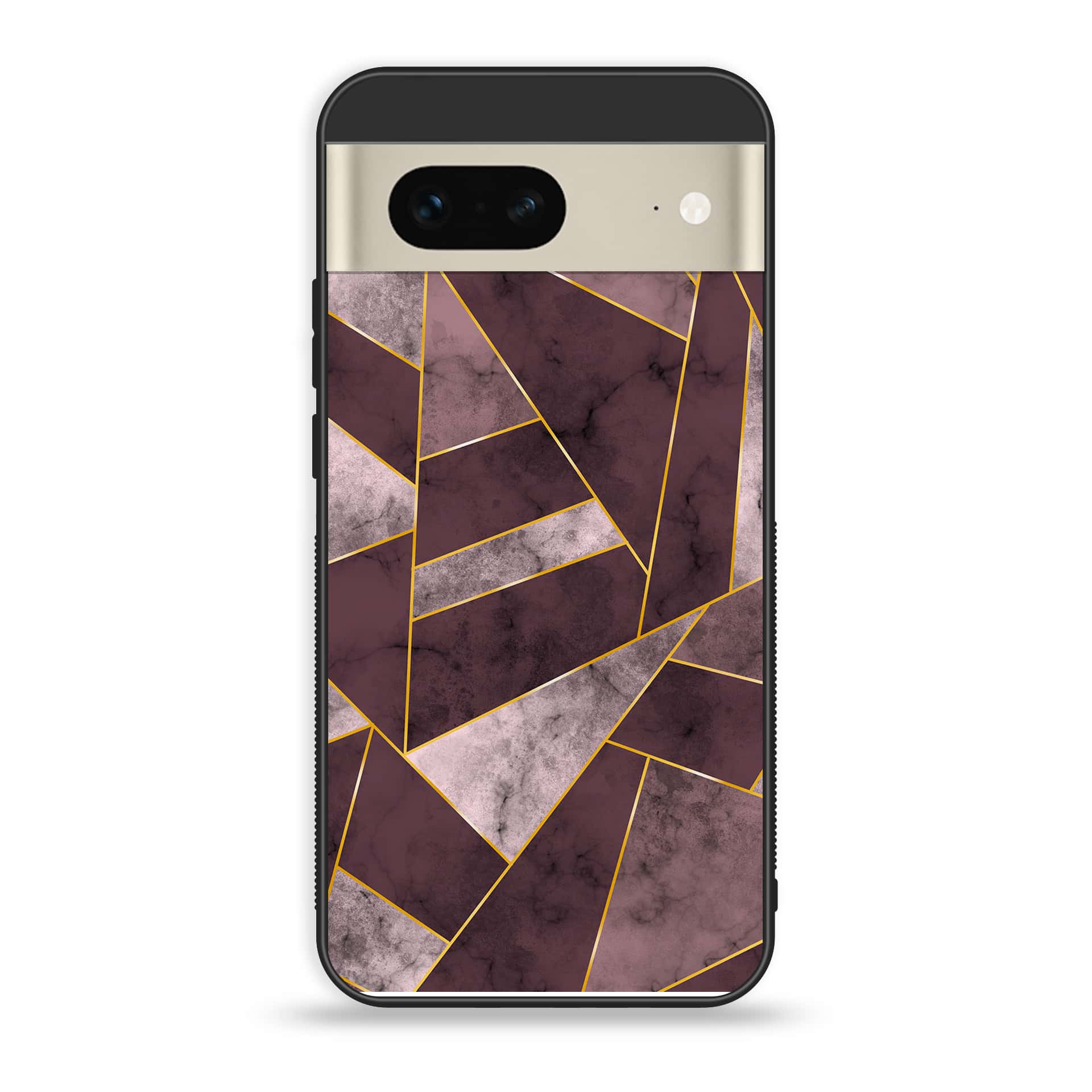 Google Pixel 7a  - Geometric Marble Series - Premium Printed soft Bumper Shock Proof Case