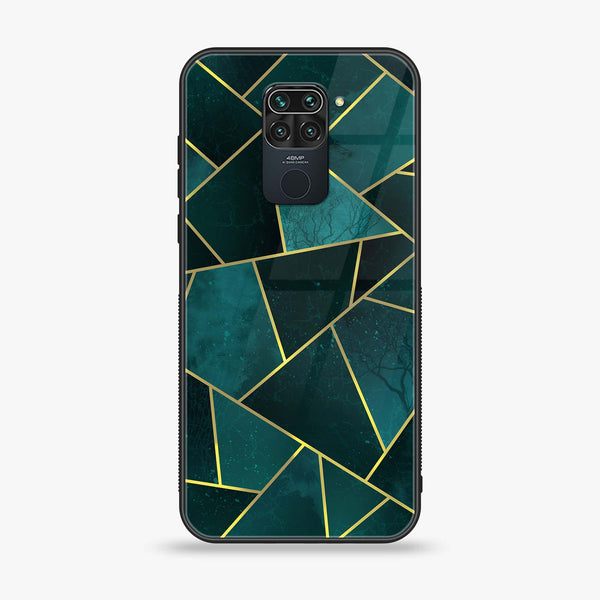 Xiaomi Redmi 10X 4g - Geometric Marble Series - Premium Printed Glass soft Bumper shock Proof Case