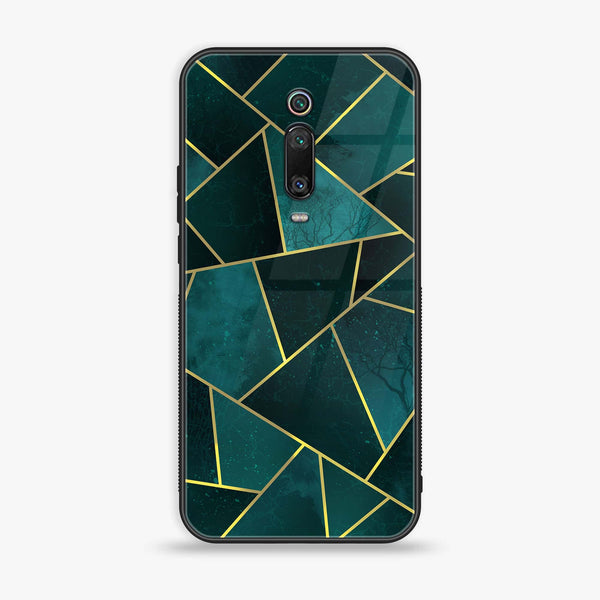 Xiaomi Mi 9T - Geometric Marble Series - Premium Printed Glass soft Bumper shock Proof Case
