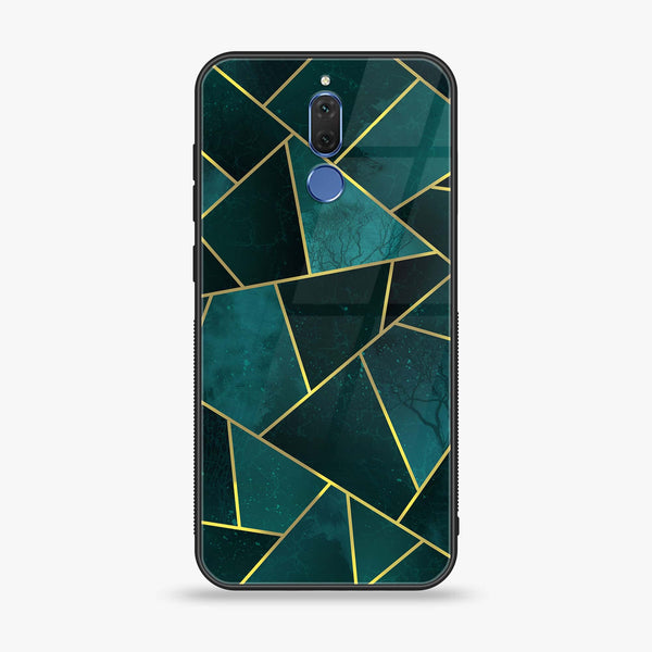 Huawei Mate 10 Lite - Geometric Marble Series - Premium Printed Glass soft Bumper shock Proof Case
