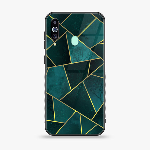 Samsung Galaxy M40s - Geometric Marble Series - Premium Printed Glass soft Bumper shock Proof Case