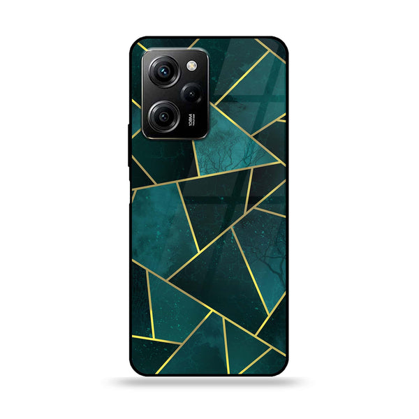 Xiaomi Poco X5 Pro - Geometric Marble Series - Premium Printed Glass soft Bumper shock Proof Case