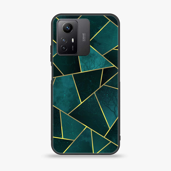 Xiaomi Redmi Note 12S - Geometric Marble Series - Premium Printed Glass soft Bumper shock Proof Case