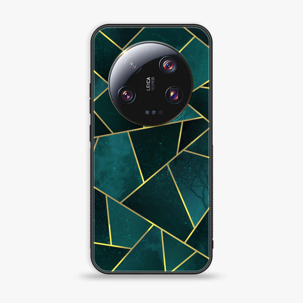 Xiaomi 13 Ultra - Geometric Marble Series - Premium Printed Glass soft Bumper shock Proof Case