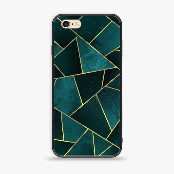 iPhone 6 - Geometric Marble Series - Premium Printed Glass soft Bumper shock Proof Case
