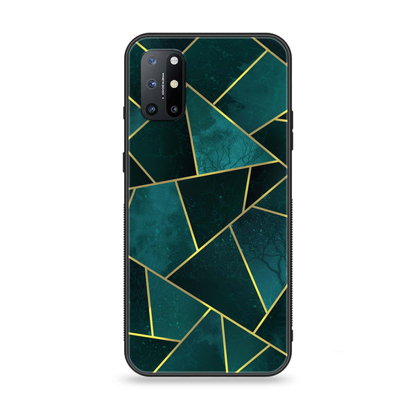 OnePlus 8t / 9R  - Geometric Marble  Design 1- Premium Metal Printed soft Bumper Shock Proof Case CS-27825