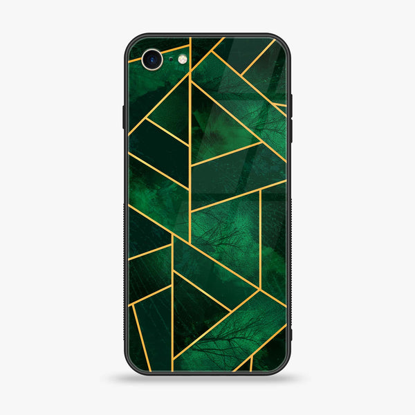 iPhone 6Plus - Geometric Marble Design 10 - Premium Printed Glass soft Bumper shock Proof Case CS-9161