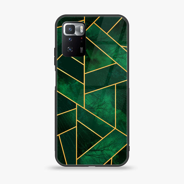 Xiaomi Poco X3 GT / Redmi Note 10 Pro 5G -  Geometric Marble  Design 10  Premium Metal Printed soft Bumper shock Proof Case CS-31592