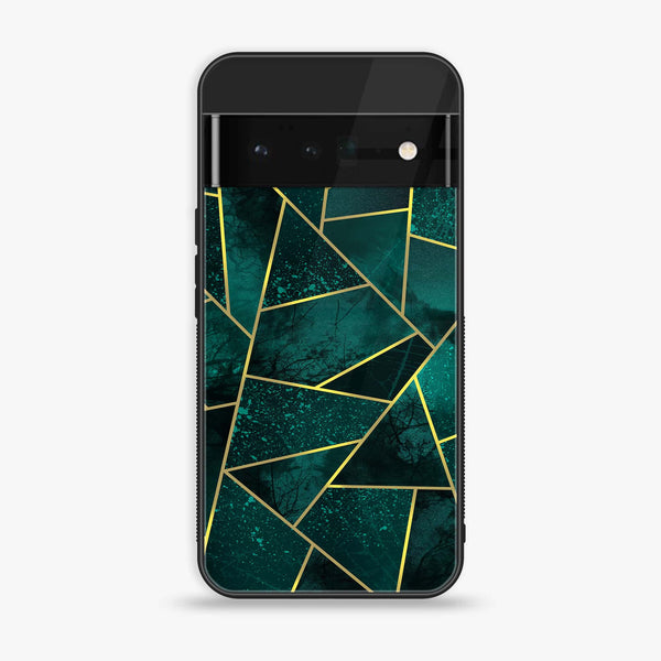 Google Pixel 6 Pro - Geometric Marble  Design 9  - Premium Metal Printed soft Bumper Shock Proof Case