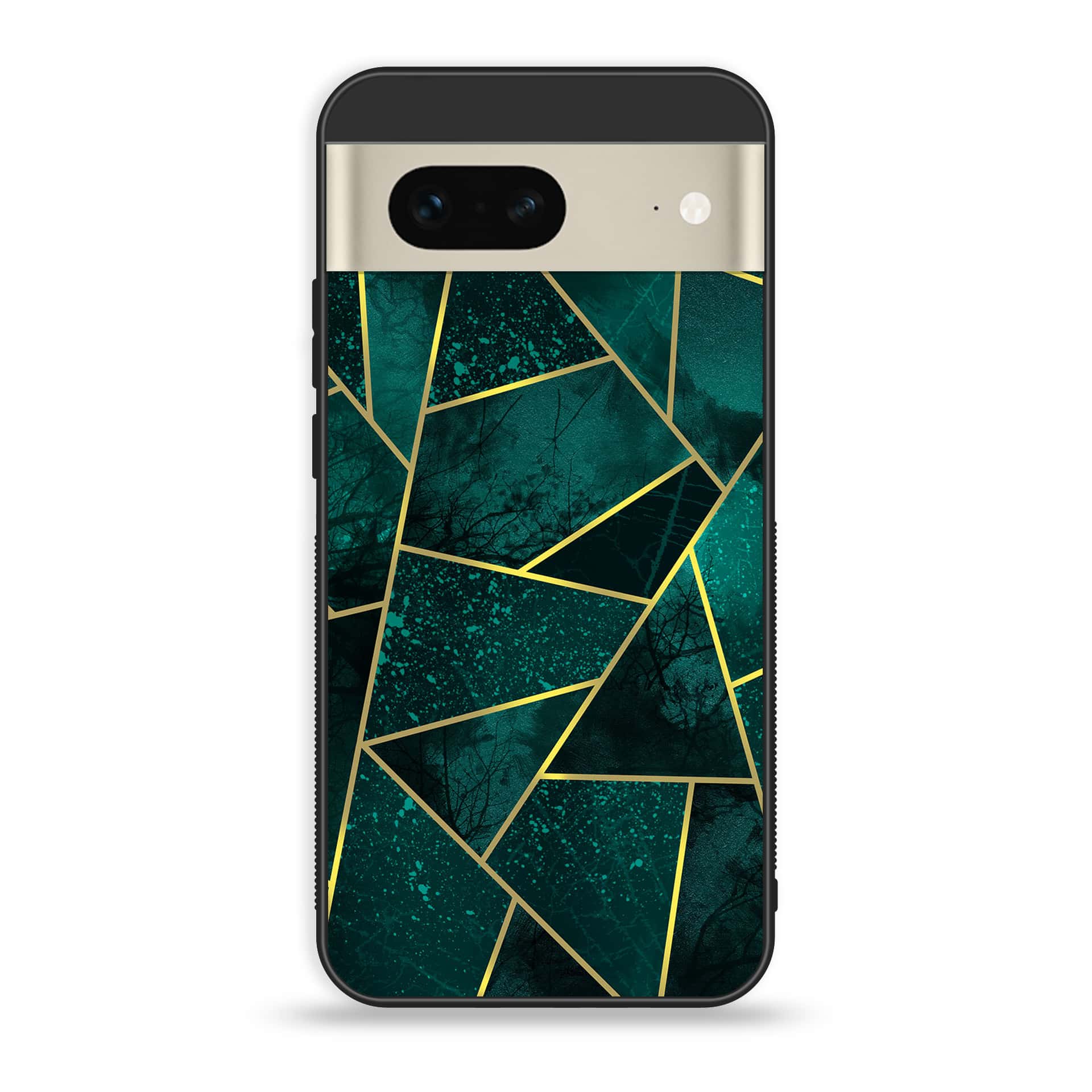 Google Pixel 7a  - Geometric Marble Series - Premium Printed soft Bumper Shock Proof Case