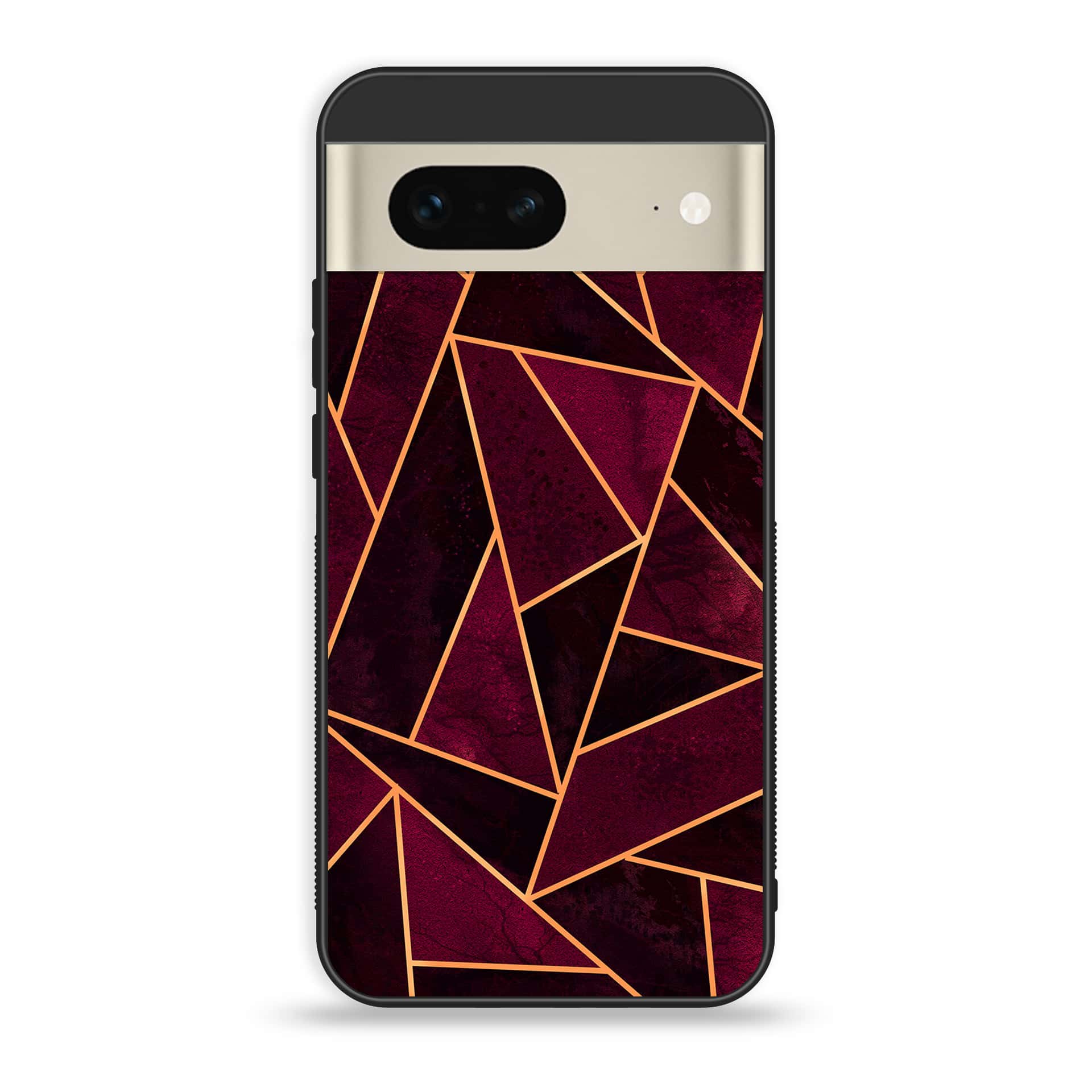Google Pixel 7a  - Geometric Marble Series - Premium Printed soft Bumper Shock Proof Case