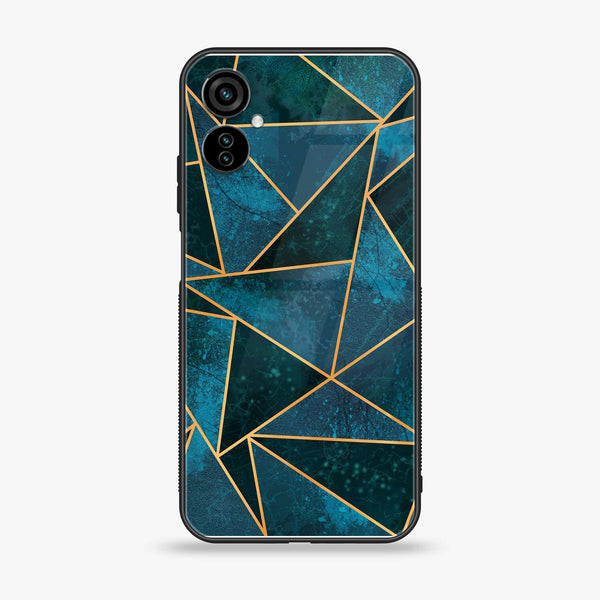 Tecno Camon 19 Neo Geometric Marble Design 6 Premium Printed Glass soft Bumper shock Proof Case CS-19667