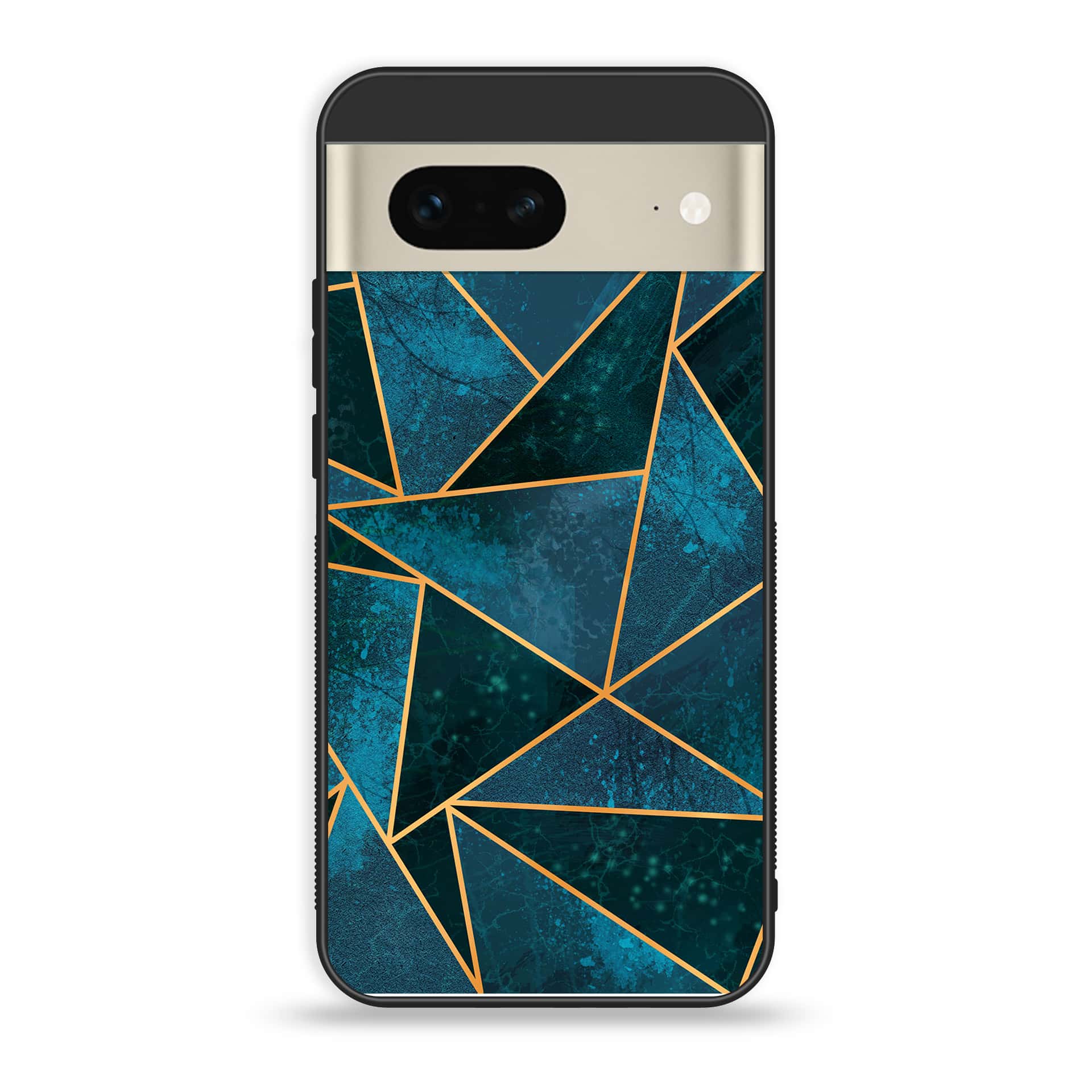 Google Pixel 7a  - Geometric Marble Series - Premium Printed soft Bumper Shock Proof Case