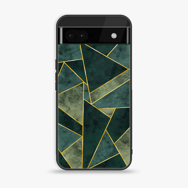 Google Pixel 6A - Geometric Marble Design 5 - Premium Metal Printed soft Bumper Shock Proof Case CS-37102