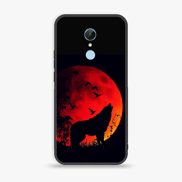 Xiaomi Redmi 5 - Wolf Series - Premium Printed Glass soft Bumper shock Proof Case