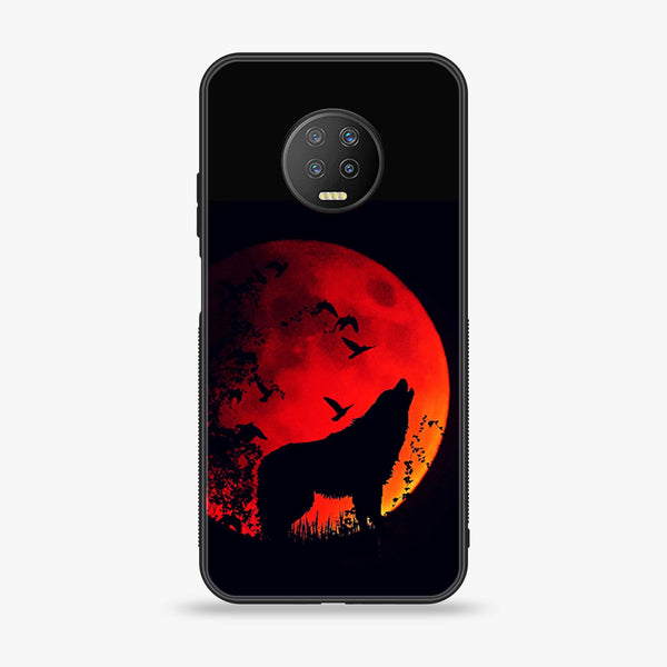 Infinix Note 7 - Wolf Series - Premium Printed Glass soft Bumper shock Proof Case