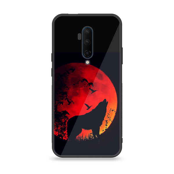 OnePlus 7T Pro - Wolf Series - Premium Printed Glass soft Bumper shock Proof Case
