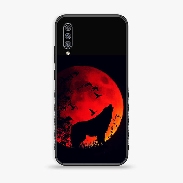 Galaxy A50/ A50s/ A30s - Wolf Series - Premium Printed Glass soft Bumper shock Proof Case