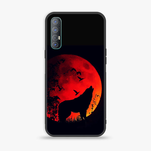 Oppo Reno 3 Pro 5g - Wolf Series - Premium Printed Glass soft Bumper shock Proof Case
