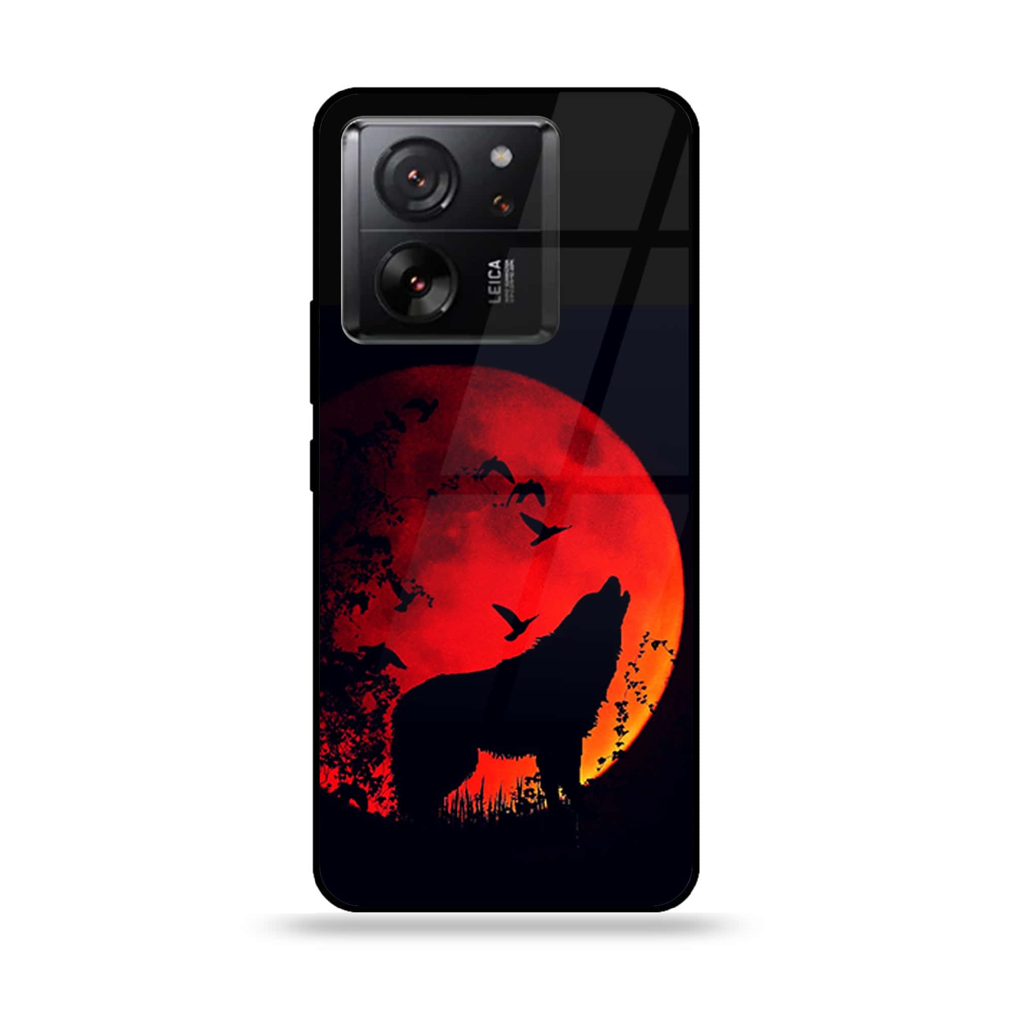 Xiaomi 13T Pro - Wolf Series - Premium Printed Glass soft Bumper shock Proof Case