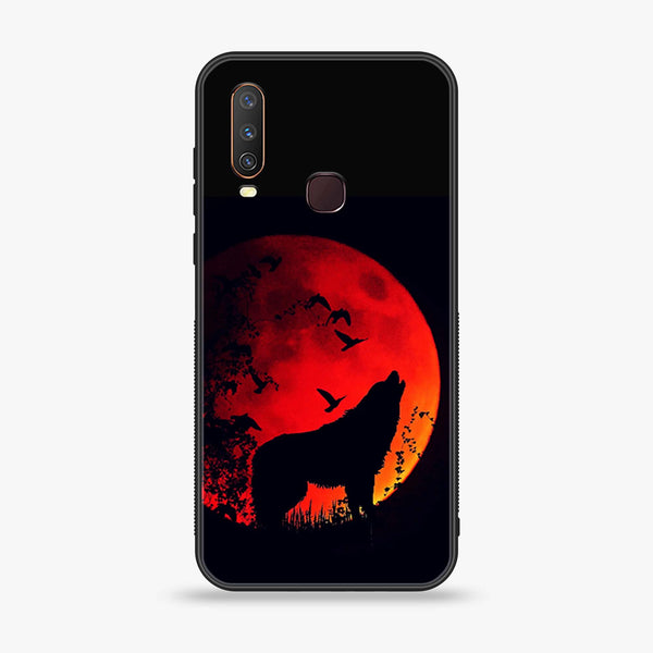 vivo y15/y17/y12 - Wolf Design 1 - Premium Metal  Printed soft Bumper shock Proof Case CS-29449