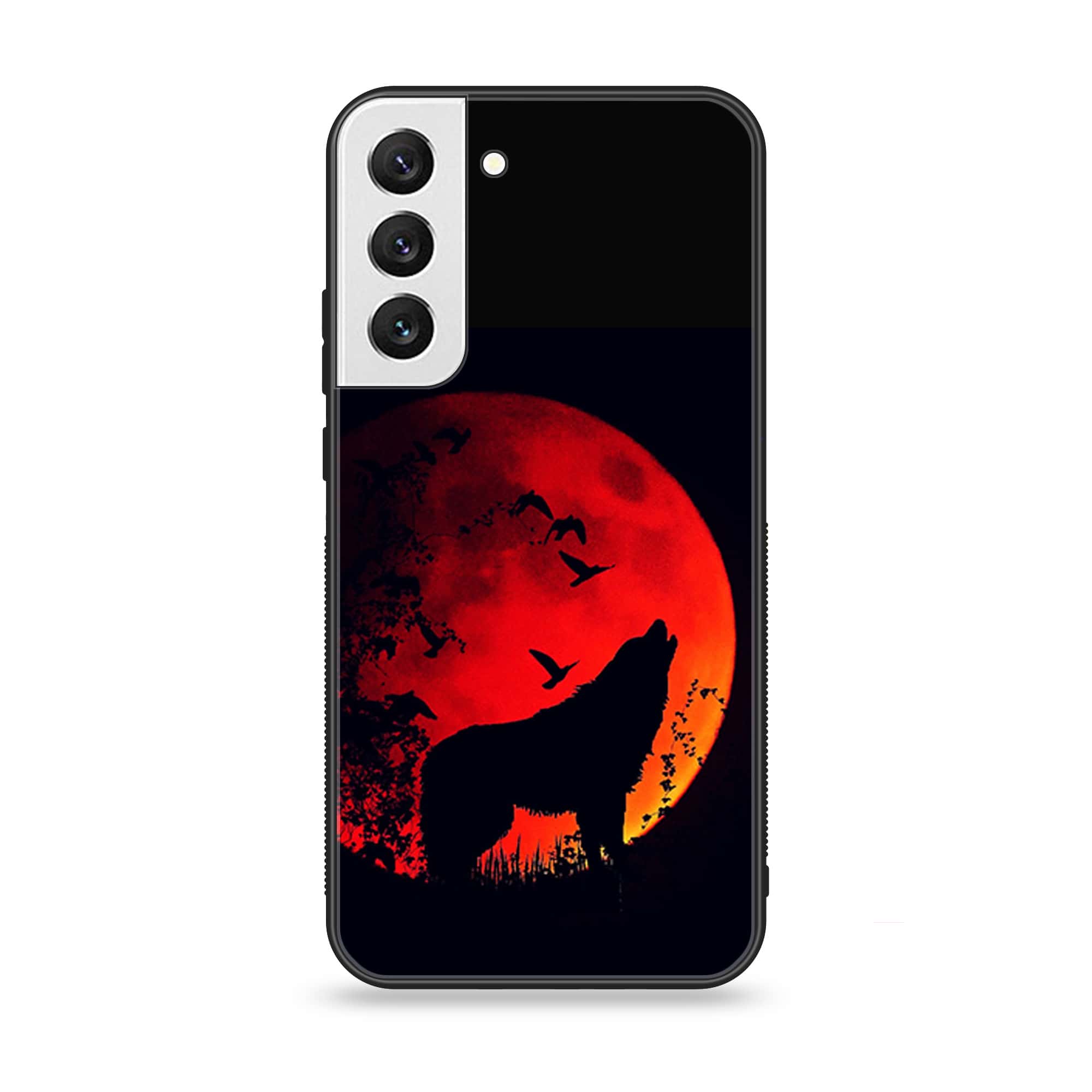 Samsung Galaxy S22 Plus - Wolf Series - Premium Metal Printed soft Bumper shock Proof Case