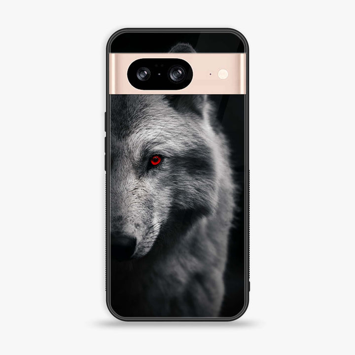 Google Pixel 8 - Wolf Design 10 - Premium Metal Printed soft Bumper Shock Proof Case CS-46946