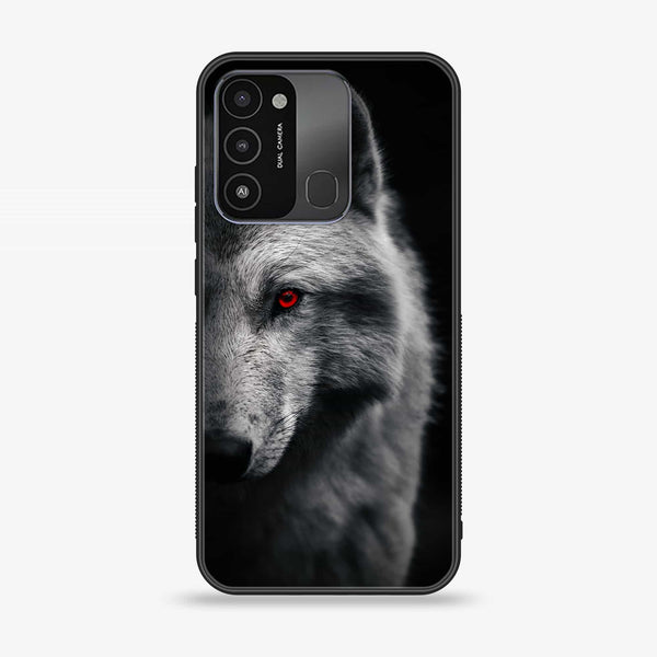 Tecno Spark Go 2022 Wolf series Premium Printed Glass soft Bumper shock Proof Case