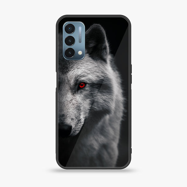 OnePlus Nord N200 5G - Wolf Design 10  - Premium Printed Glass soft Bumper shock Proof Case CS-26333