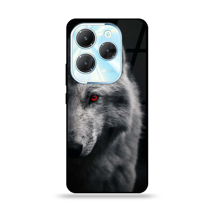 Infinix Hot 40/Hot 40 Pro - Wolf Design 10 - Premium Metal Printed soft Bumper Shock Proof Case  CS-30926 CS-33930