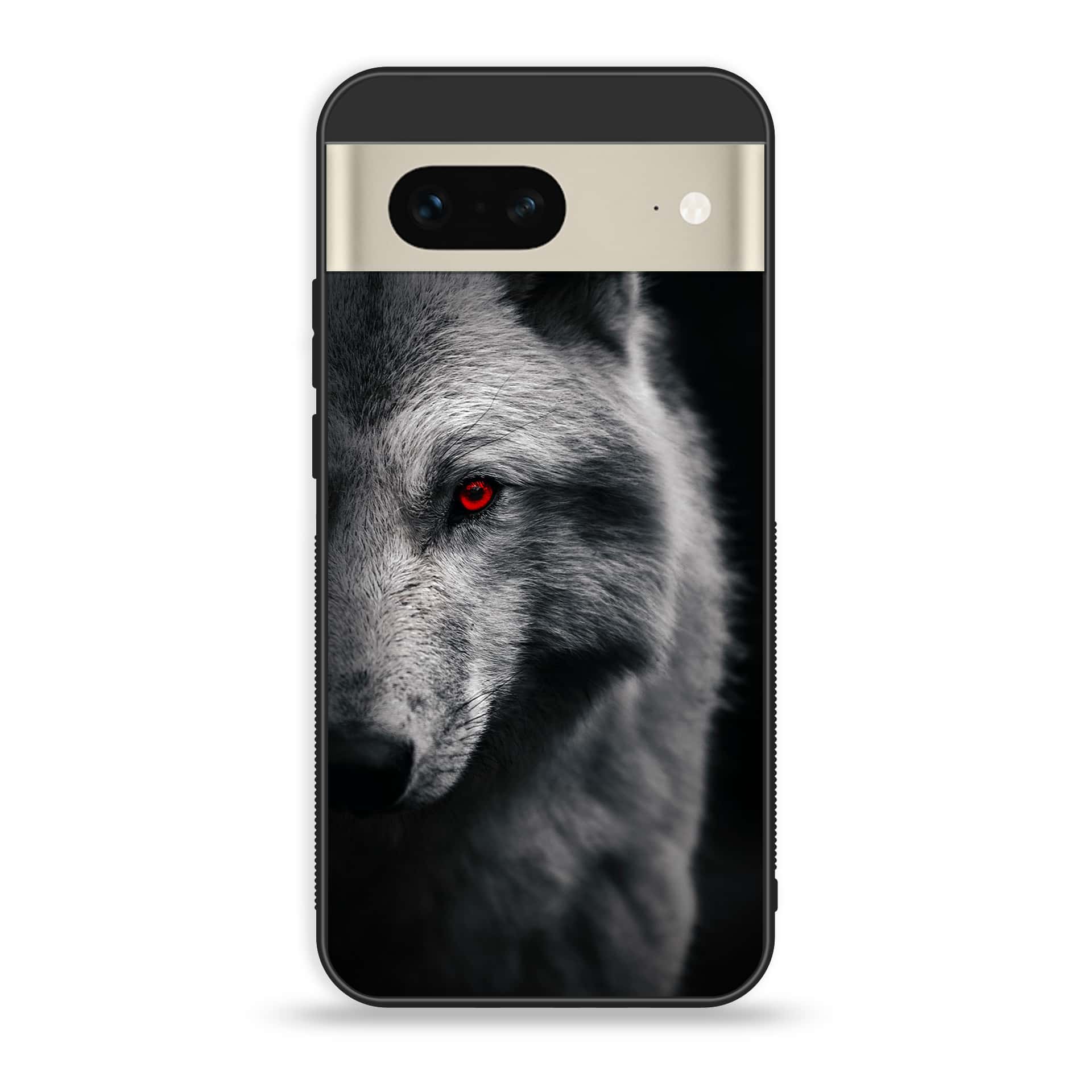 Google Pixel 7a  - Wolf Series - Premium Printed soft Bumper Shock Proof Case