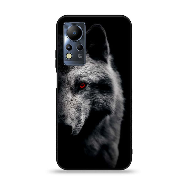 Infinix Note 11/ 12 G88 - Wolf Design 10 - Premium Printed Glass soft Bumper shock Proof Case CS-25727