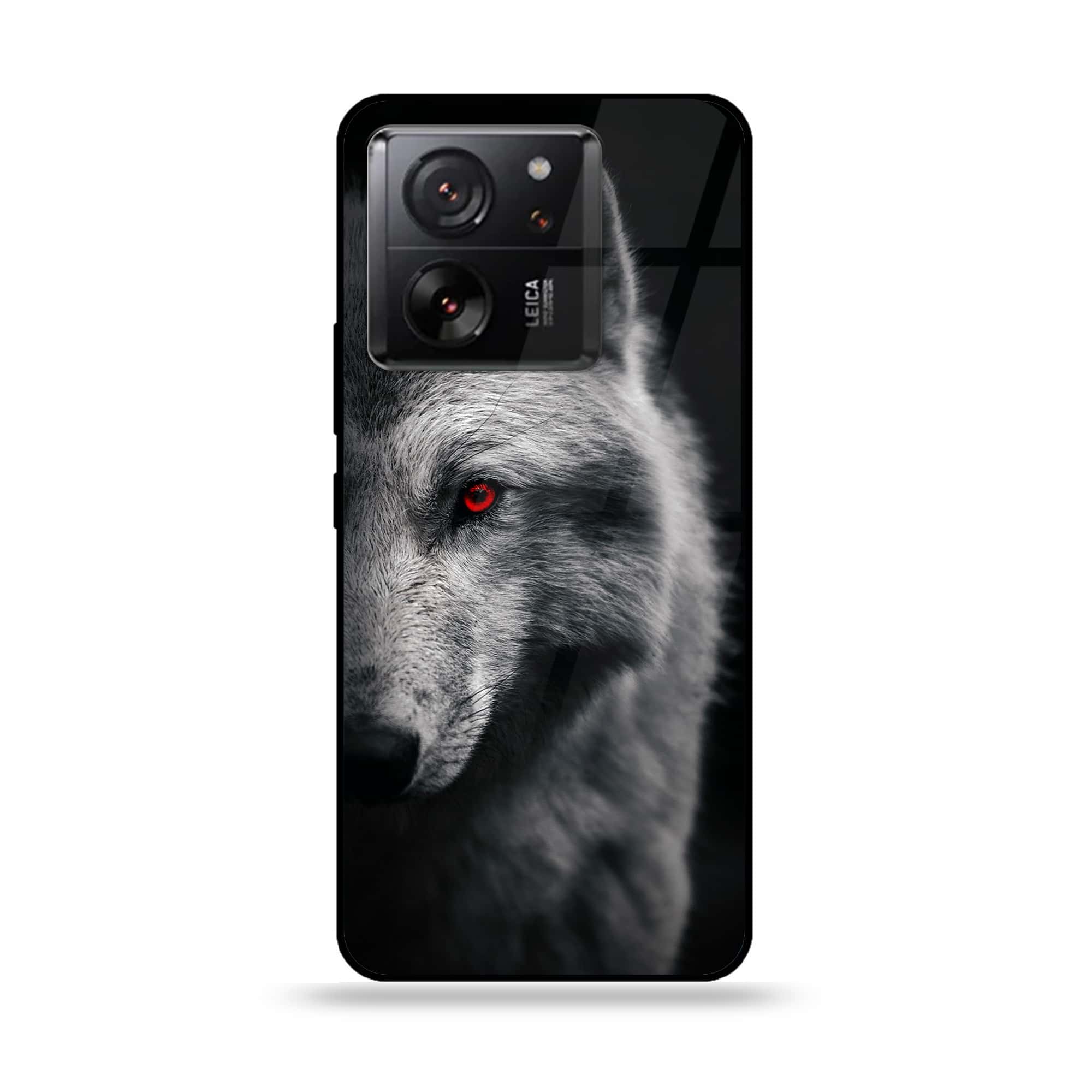 Xiaomi 13T Pro - Wolf Series - Premium Printed Glass soft Bumper shock Proof Case