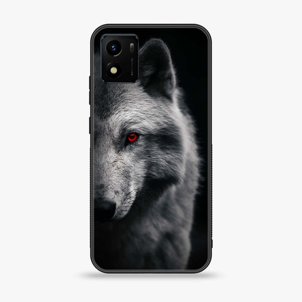 VIVO Y01 Wolf Series Premium Printed Glass soft Bumper shock Proof Case