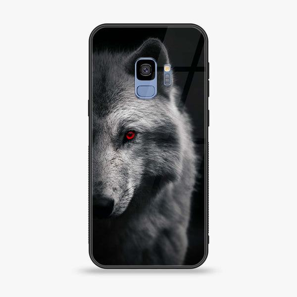 Galaxy S9 - Wolf  Design 10  - Premium Metal Printed soft Bumper shock Proof Case