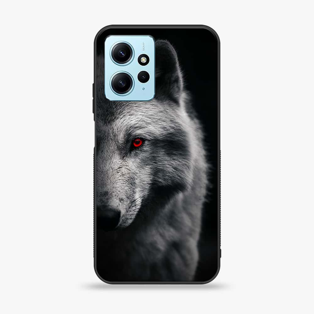 Xiaomi Redmi Note 12 - Wolf Series - Premium Printed Glass soft Bumper shock Proof Case