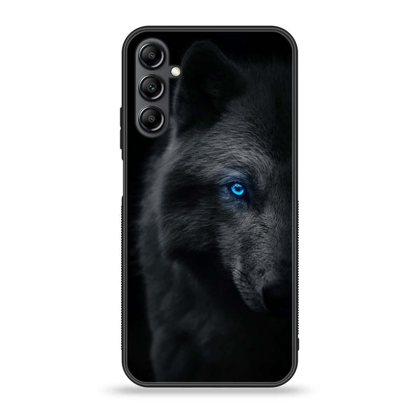 Samsung Galaxy A14 - Wolf Design 9 - Premium Printed Glass soft Bumper shock Proof Case CS-12206 CS-12218 CS-17081 CS-21437