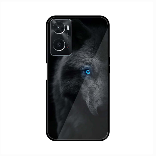 Oppo A36 Wolf Design 9 Premium Printed Glass soft Bumper shock Proof Case CS-17060