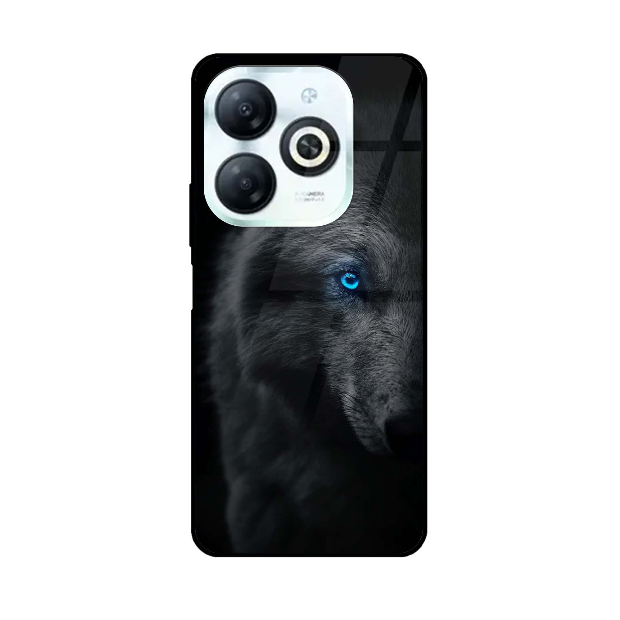 Tecno Spark 20 - Wolf Series - Premium Printed Glass soft Bumper shock Proof Case