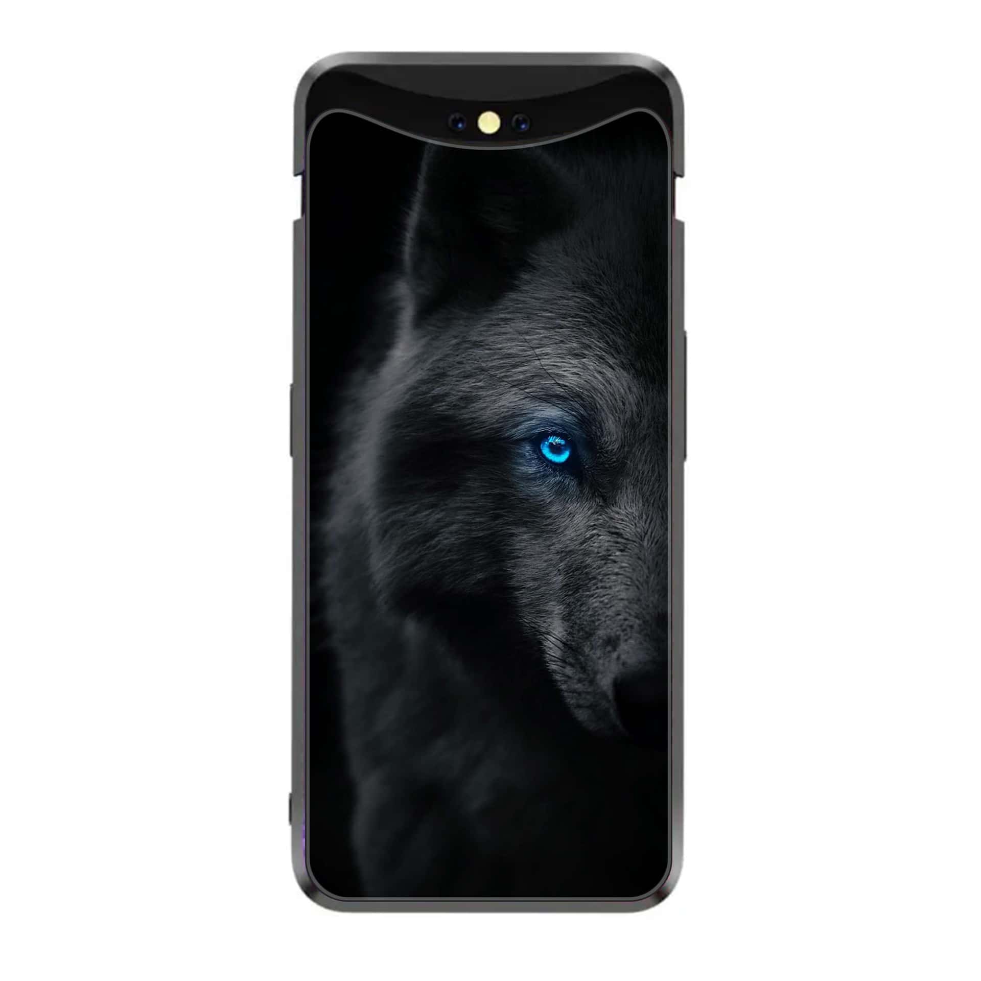 Oppo Find X - Wolf Series - Premium Printed Glass soft Bumper shock Proof Case