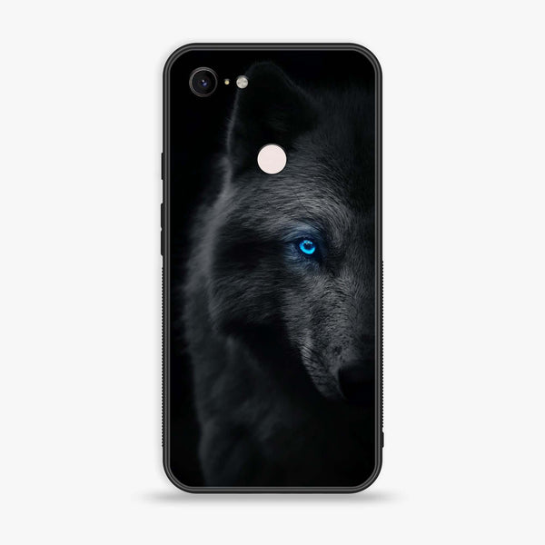 Google Pixel 3 XL - Wolf Design 9 - Premium Printed Glass soft Bumper shock Proof Case CS-15486 CS-15792 CS-15873