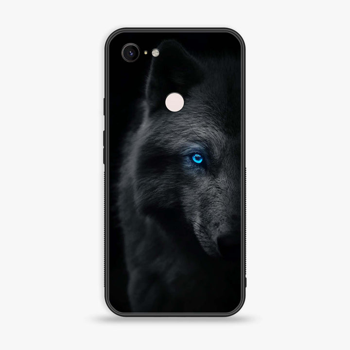 Google Pixel 3 XL - Wolf Design 9 - Premium Metal Printed soft Bumper Shock Proof Case CS-15486 CS-15792 CS-15873
