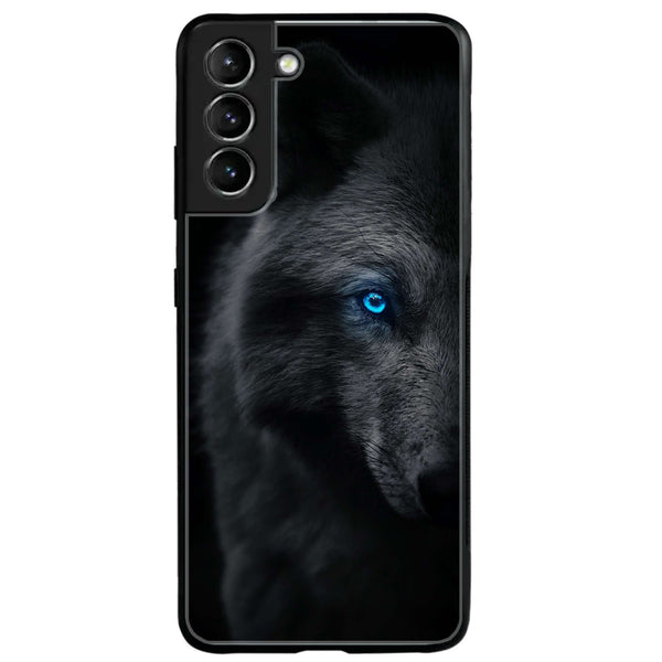 Galaxy S21 Plus - Wolf Design 9  - Premium Metal Printed soft Bumper shock Proof Case CS-35075