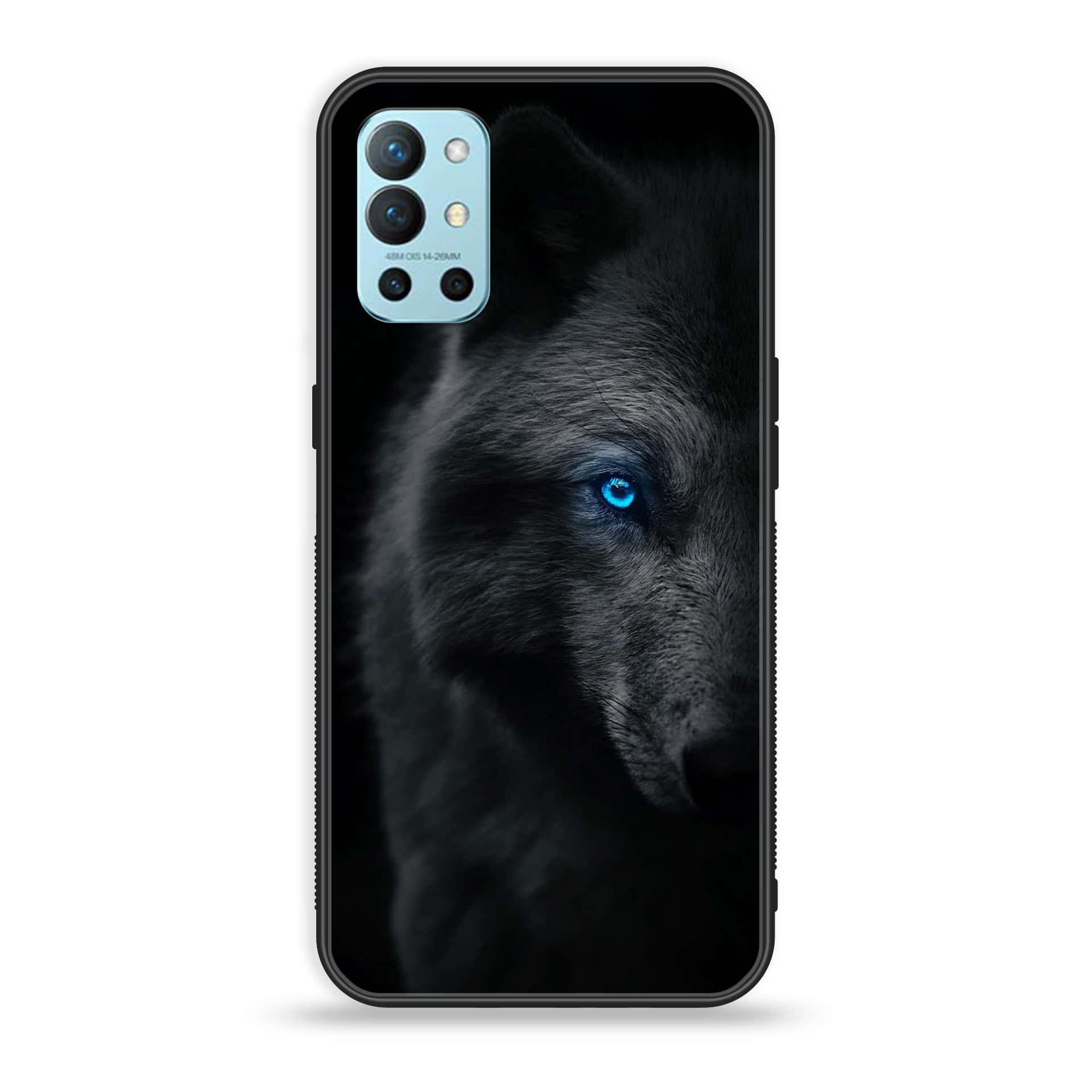 OnePlus 9R - Wolf Series - Premium Printed Glass soft Bumper shock Proof Case