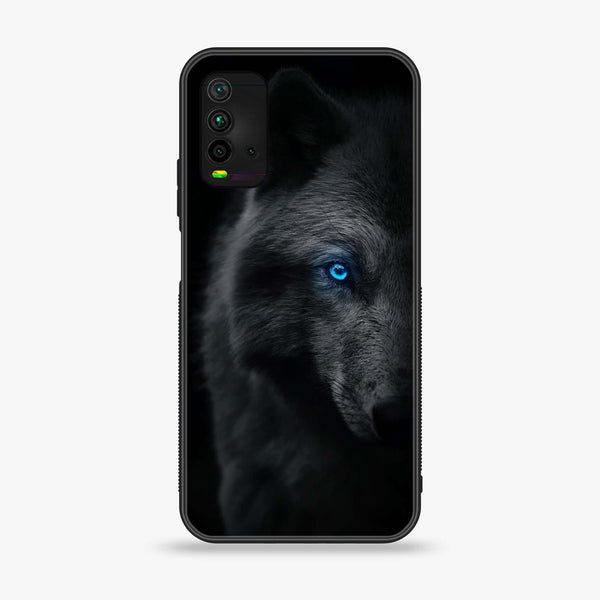 Redmi 9T/RM 9 Power - Wolf Design 9  - Premium Printed Glass soft Bumper shock Proof Case CS-36478